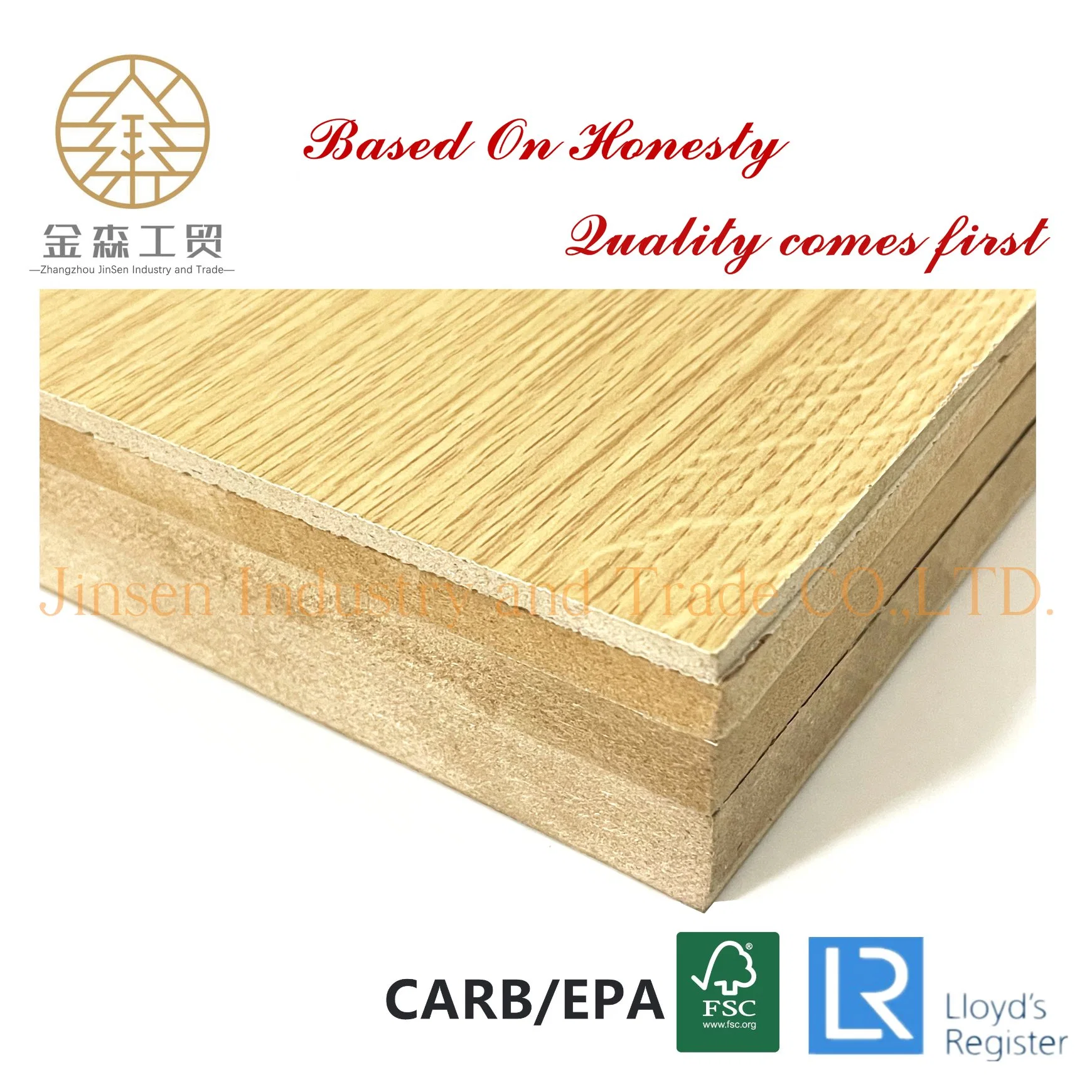 1220mmx2440mmx18mm E1 High quality/High cost performance  First-Class Wood Fiber Raw Fiberboard MDF Board Sheet