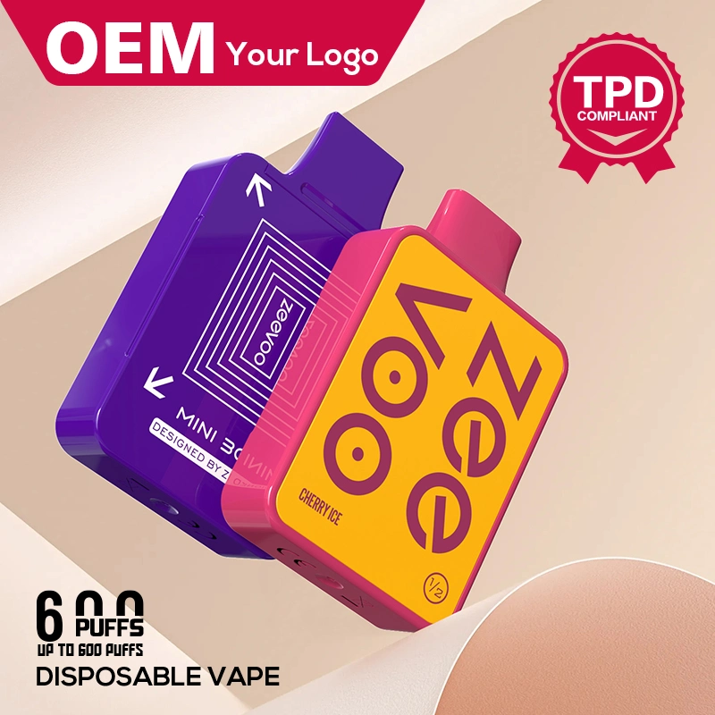 Fábrica da China OEM 600puffs Kit de cigarros com cápsula descartáveis com TPD &amp; UFI