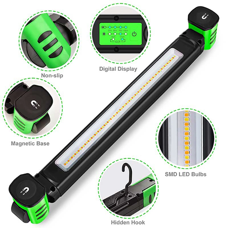 LED 4CCT Under Hook and Magnets LED Rechargeable Tube Light