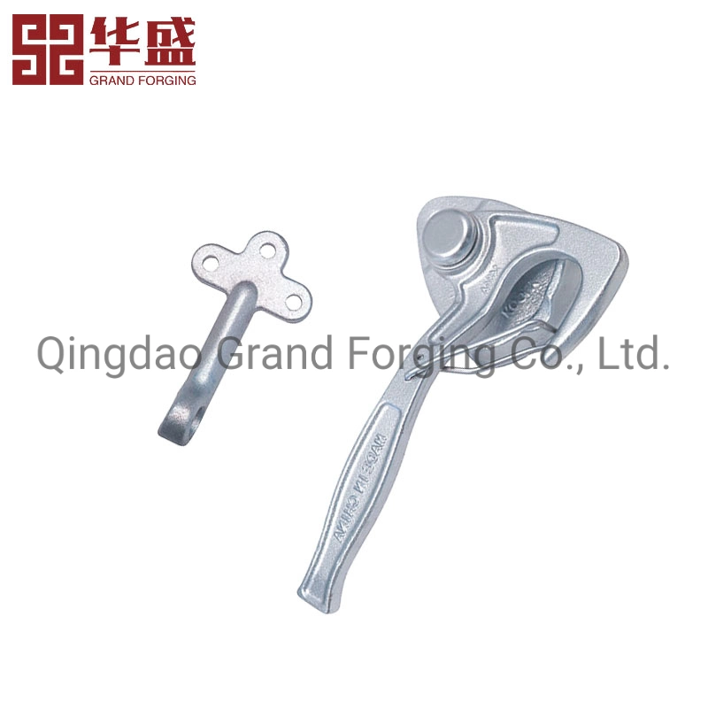 Factory Hot Sale Die Forging Trailer Latch Forged Steel Van Lock Car Parts Trailer Lock with Handle