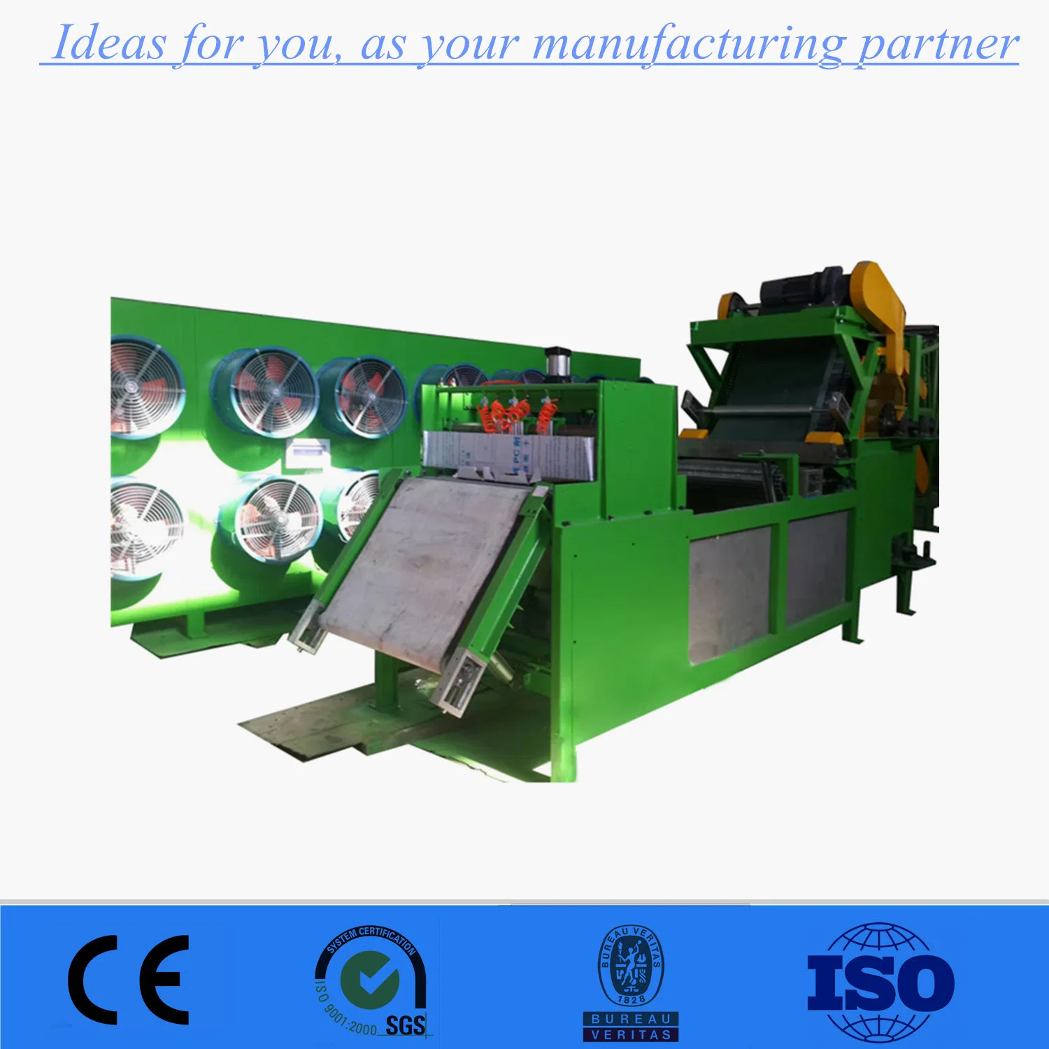 Air-Cooling Rubber Sheet Batch-off Machine Hanging Type Batch-off Cooling System