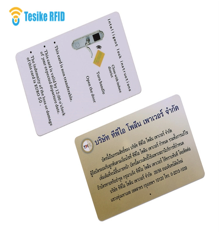 ID de proximité Smart en PVC blanc 125kHz carte RFID