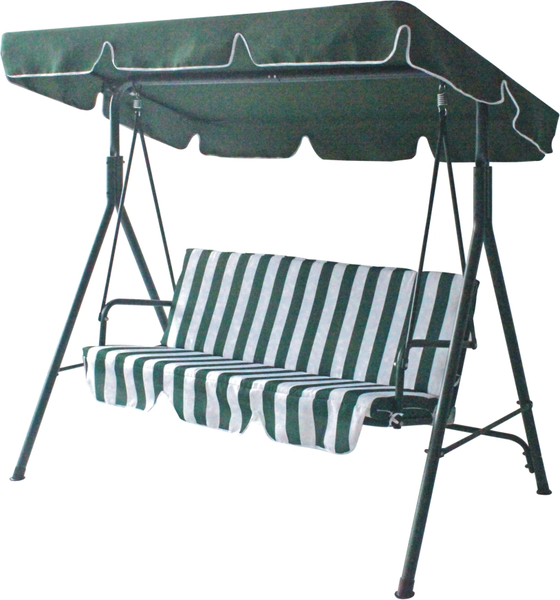 Cadeira Swing Pátio Exterior, Swing Canopy com almofada removível e estrutura de aço revestido a pó resistente a intempéries, adequado para Pátio, Jardim, piscina, Varanda,