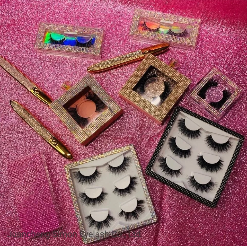 Mink Strip Lashes False Eyelash with Free Paper Package Box