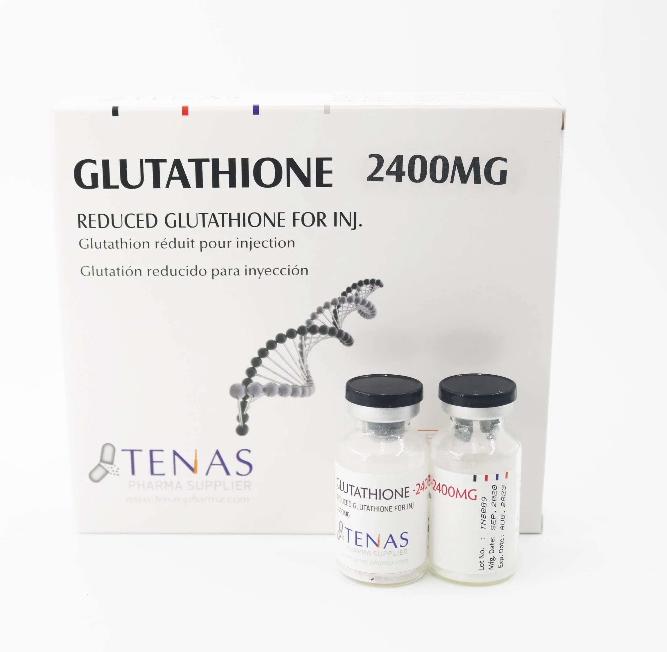 Glutathion 2400mg für Injektionsaufhellung und Anti-Aging mit bester Qualität