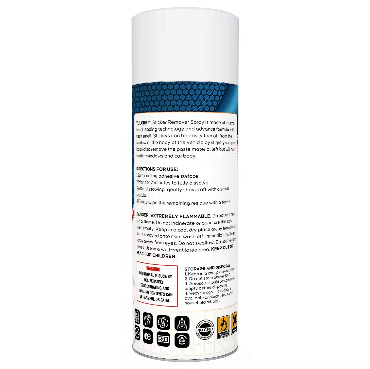 Professional Strength Adhesives Sticker Remover for Car Window