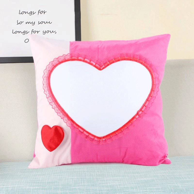 Wärmeübertragung Druck Blank Kissen für Cartoon Kaninchen Kissen Platz Sofa Kissen kann DIY Foto Logo Hersteller Großhandel/Lieferant