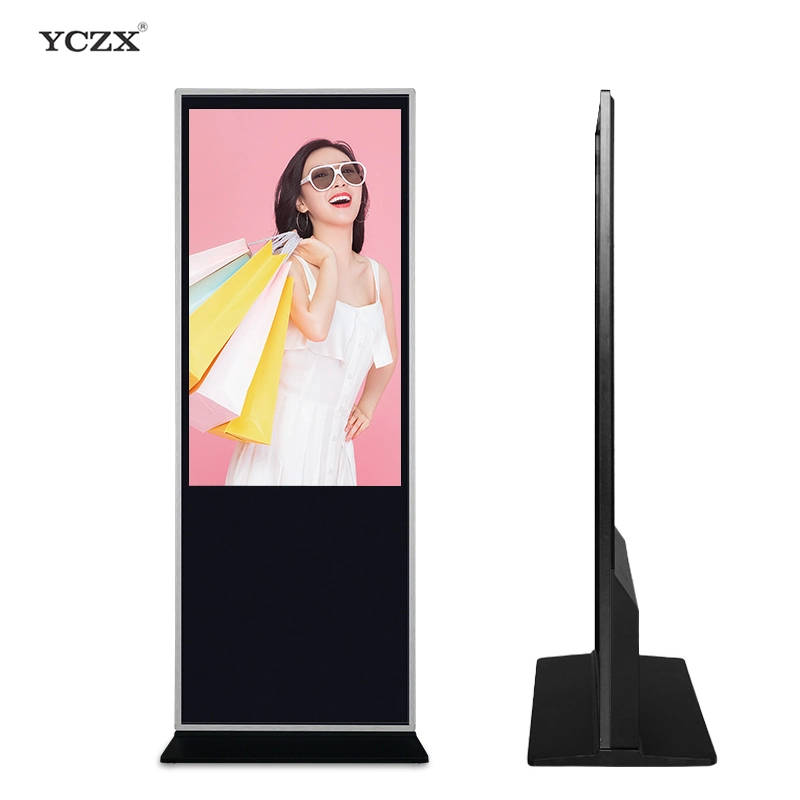 75 Inch Advertising Media Player Digital Signage LCD Display Touch Screens