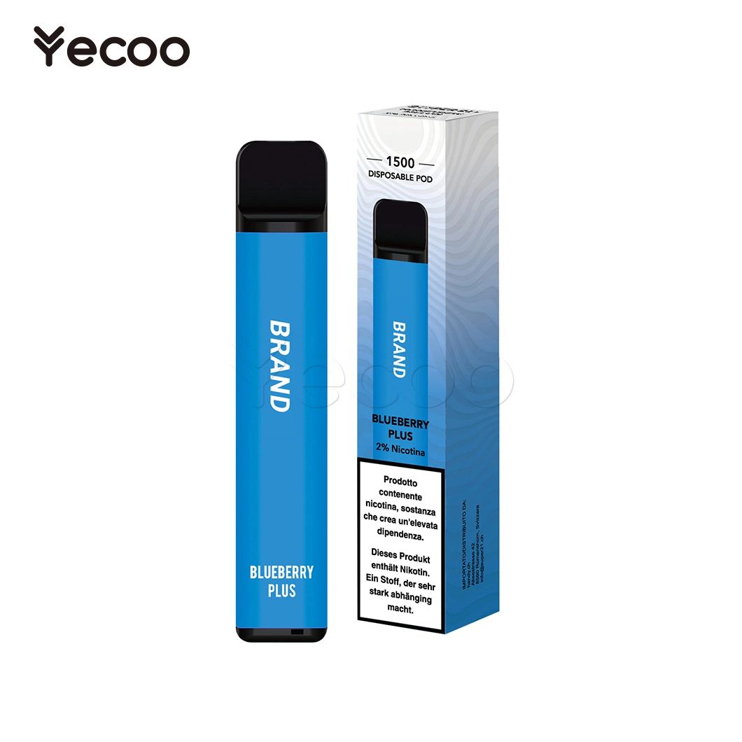 Yecoo Mini Electric Cigarette Wholesale/Supplierr Electronic Cigarette for Smoking China S2 19 1500-2500 Puffs Disposable Smoke Electric Cigarette