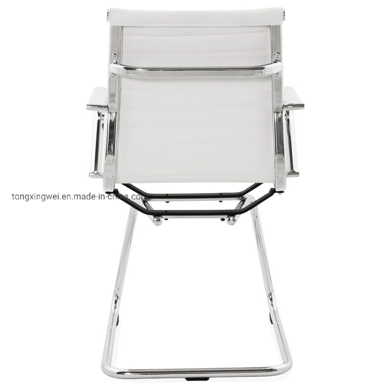 Modern Leather Office Chair White PU Leather Home Office Furniture