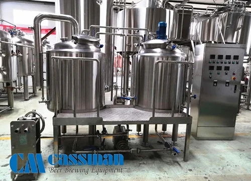 Cassman 300L 2 Vessels Electric Heating Beer Brewing Machinery for Sale