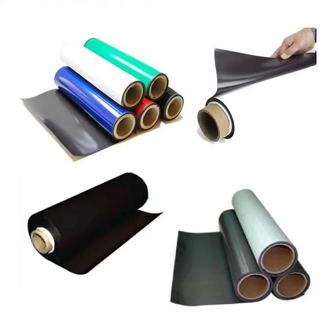 Adhesive Rolling Magnetic Rubber Sheets for Refrigerator