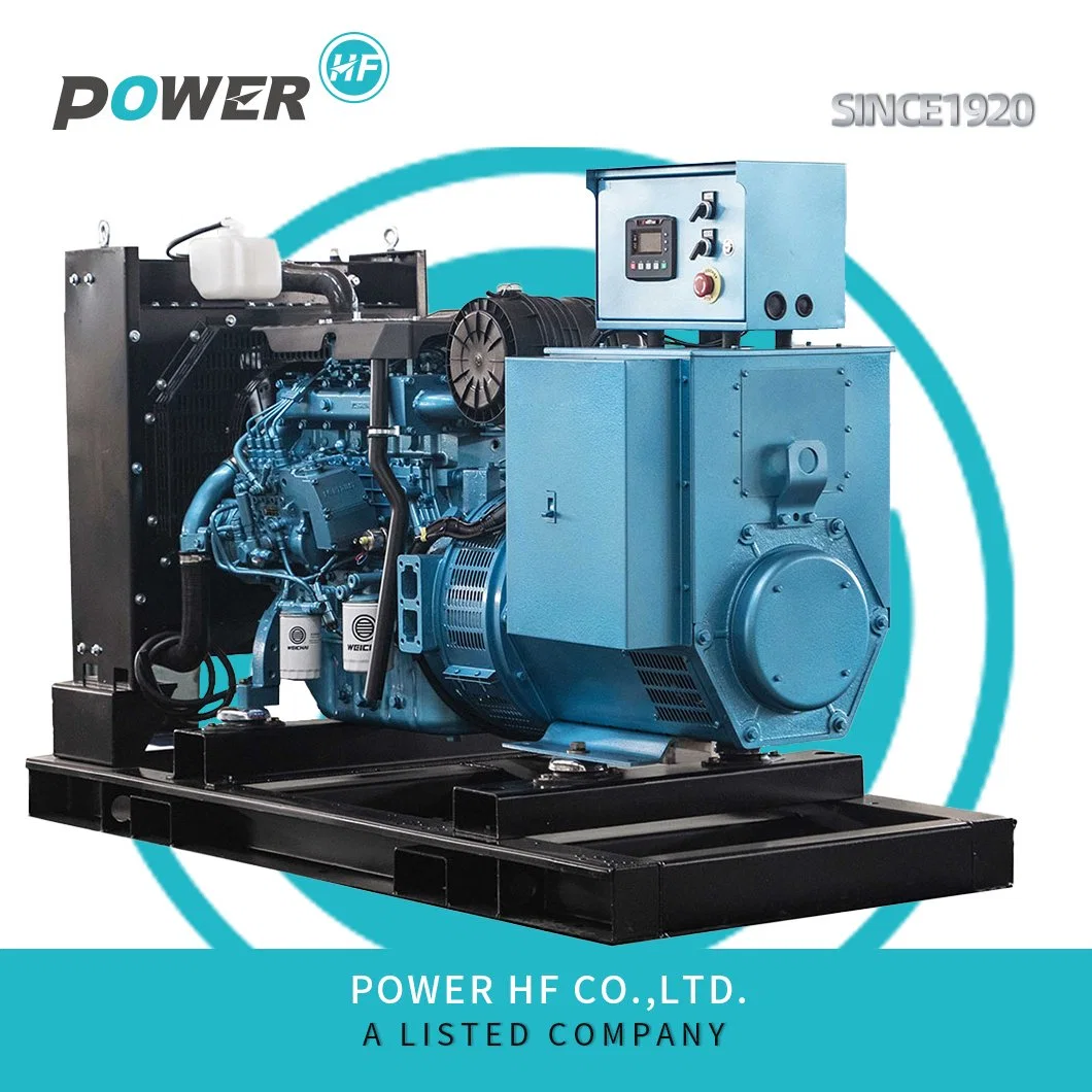 1500 rpm/1800rpm 50Hz/60Hz 3 fases de alimentación de reserva de emergencia 1 Fase de grupo electrógeno 75kVA 100kVA 110kVA 150kVA 175kVA del tipo de trama abierta Generador Eléctrico Diesel