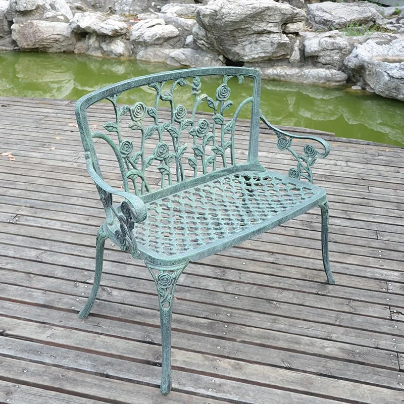 Cast Aluminum Patio Furniture Outdoor Garden Furniture Rose Bistro Set