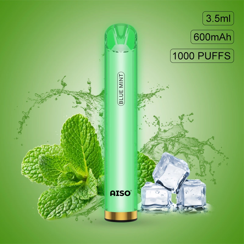 2022 Factory Aiso LED 1000 EGO 510 Disposable Puff Ecig with OEM/ODM