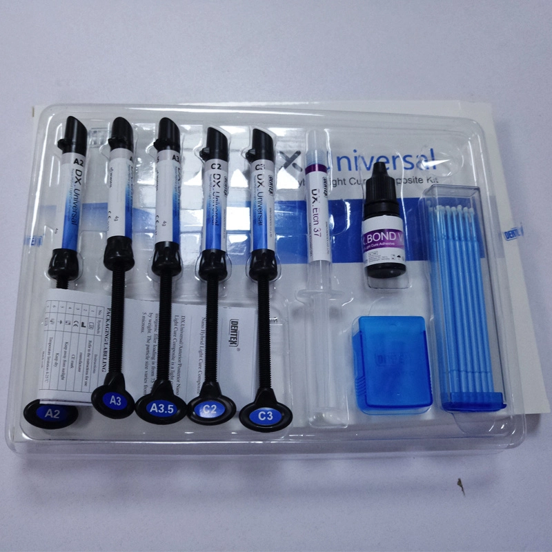 Universal Light Cure Dental Porcelain Repair Kit Composite Resin