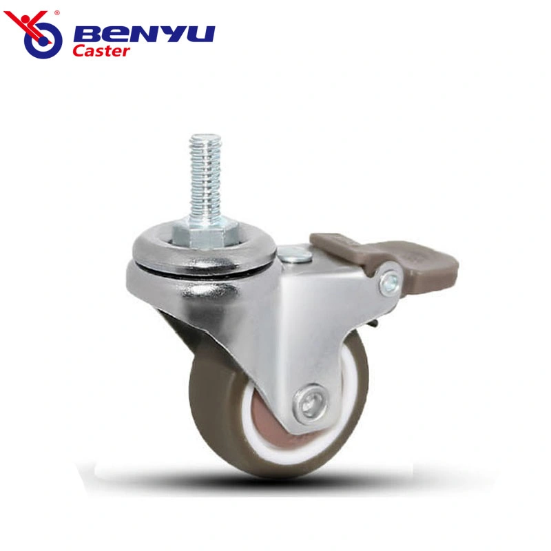 1/1.25/1.5/2 Inch Stem Swivel Caster Wheel Light Duty Casters