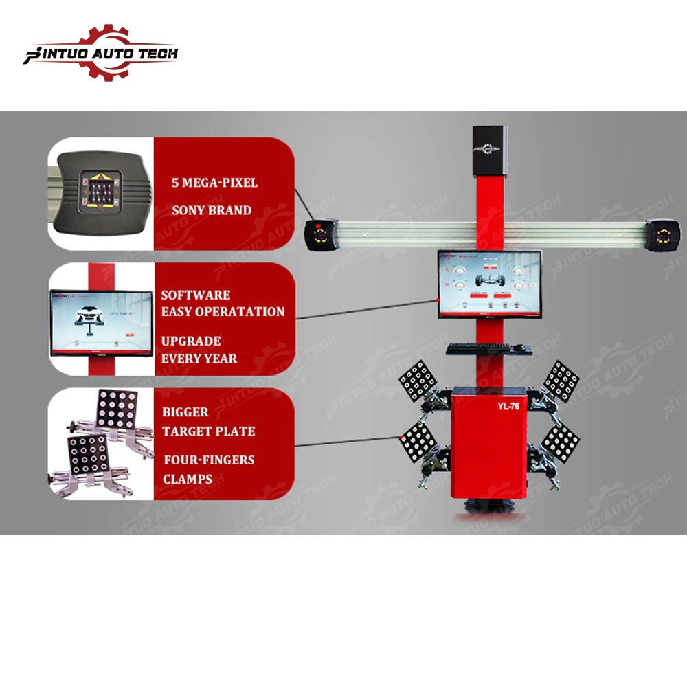 Logiciel Self-Developed indépendant alignement des roues de la machine haut de gamme