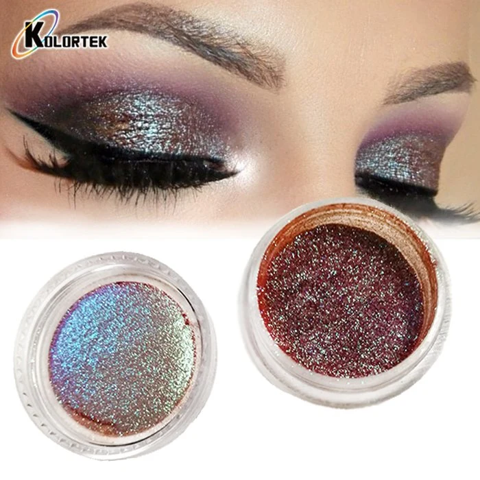 Custom Logo Loose Eyeshadow Pigment Cosmetic Grade Duochrome Pigment