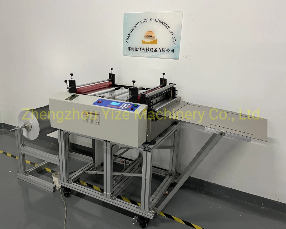 Automatic EPE Foal Vinyl Heat Transfer Paper Roll to Sheet Slitter Cutter Across Cutting Machine