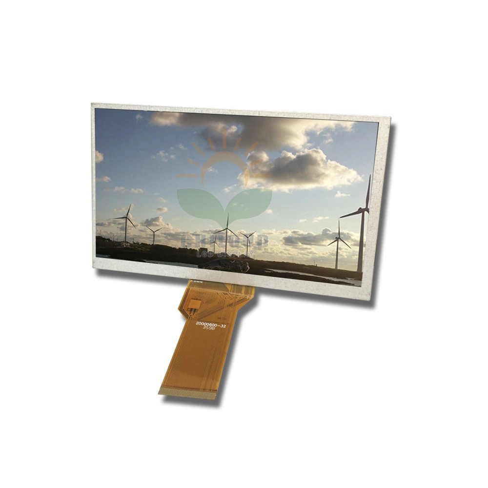 7inch TFT LCD 800*480 Pixels Display up to 262K Colors Driver IC FPC 27 LED