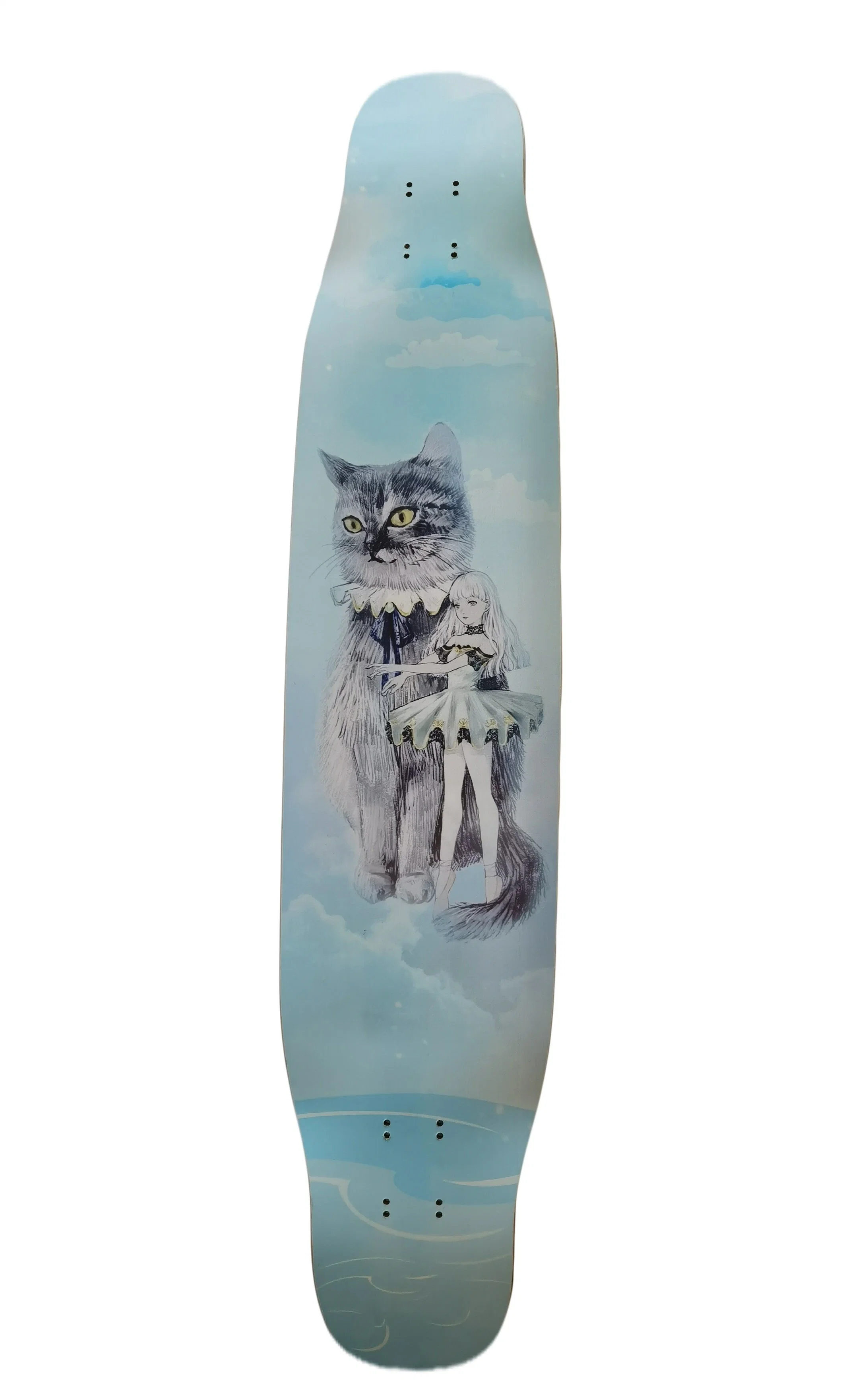 Wholesale/Supplier Drop Through Downhill Dancing Custom Long Board Skateboard