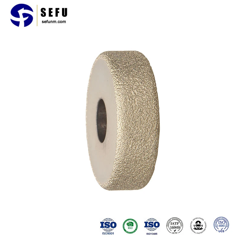 Sefu China Saw Blade Manufacturing Vacuum Brazed Diamond Grinding Wheel Flat Disc Profile Wheel Buffing Wheel Abrasive Tools Diamond Wheel