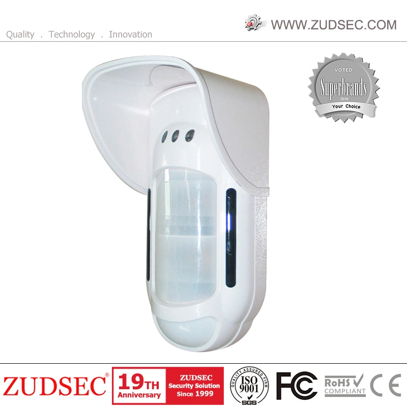 Ce Proved Wireless Curtain PIR Motion Sensor with Long Range for Home Security System