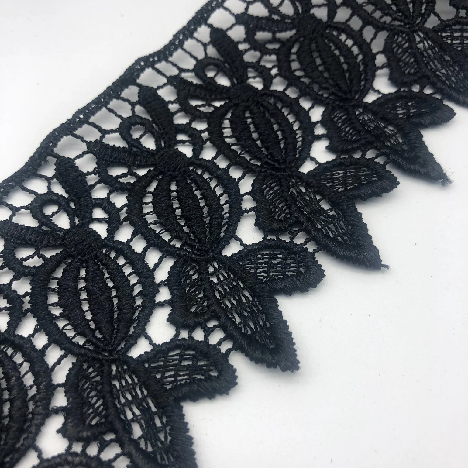 Livraison rapide de la broderie dentelle de coton pour tissu Purfle Koear dentelle