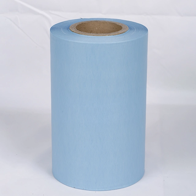 PE Film Laminated SMS Nonwoven Fabric Raw Material for Bed Sheet Pieces/Rolls