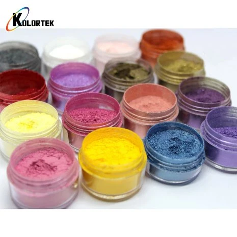 Colors Mica Base Pearl Pigment Powder for Watercolor, Slime, Epoxy Resin, Craft Art, Printing Ink