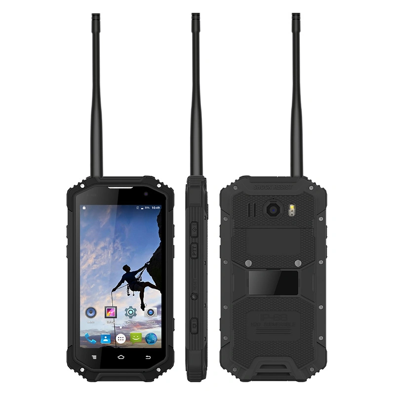 Uniwa IP68 pulgadas W3 4,7 impermeable UHF/VHF Walkie Talkie smartphone Con NFC