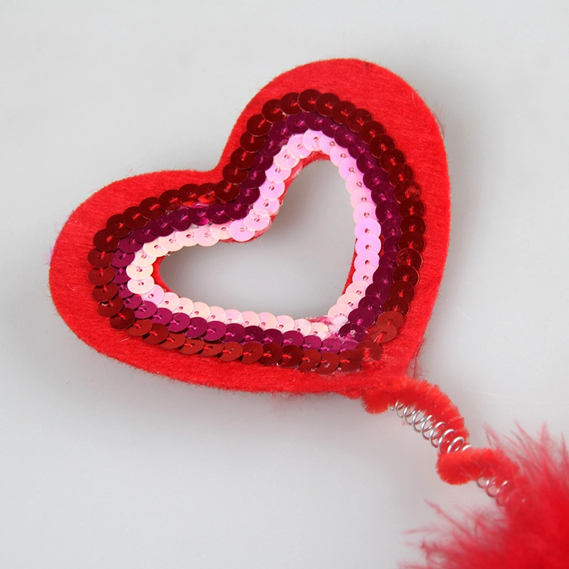 Christmas Festival Pet Hair Accessory Hair Loop Cute Heart Headband