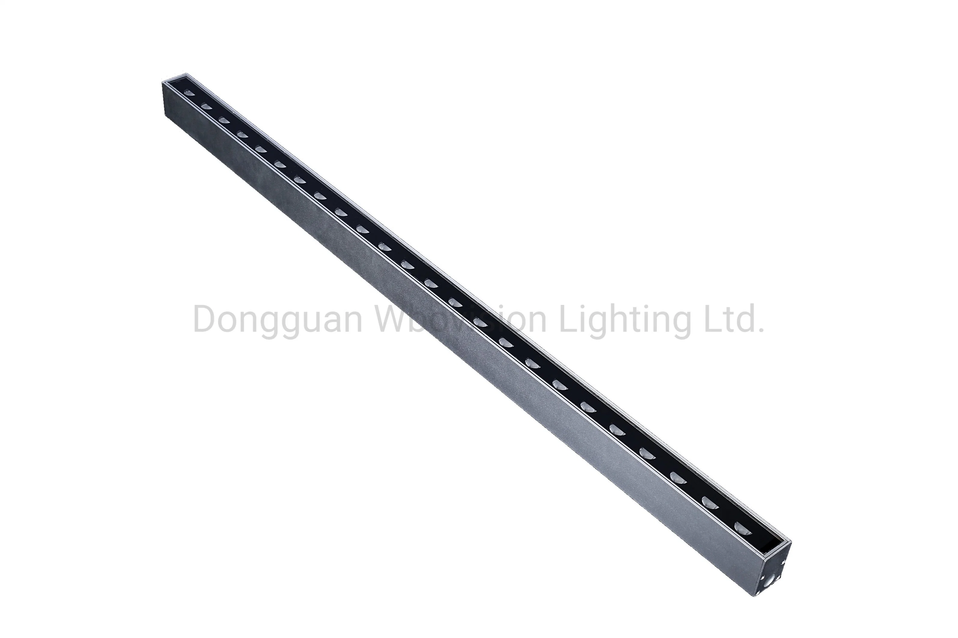IP67 Linear Stainless Steel Floor Recessed LED Inground up Light 12W DMX512