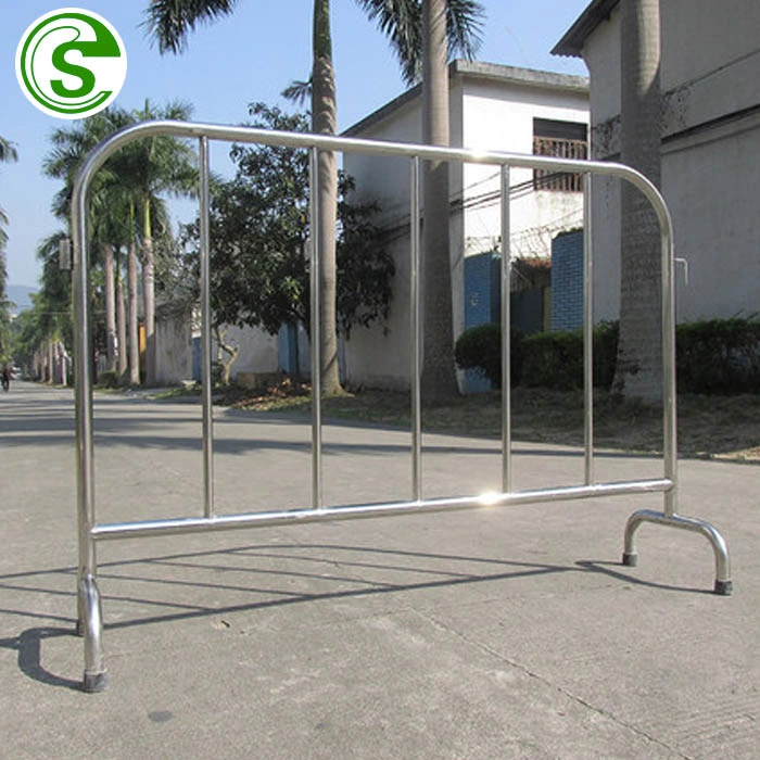 Fixed Leg Interlocking Stainless Steel 304 316 Barricade for Concert