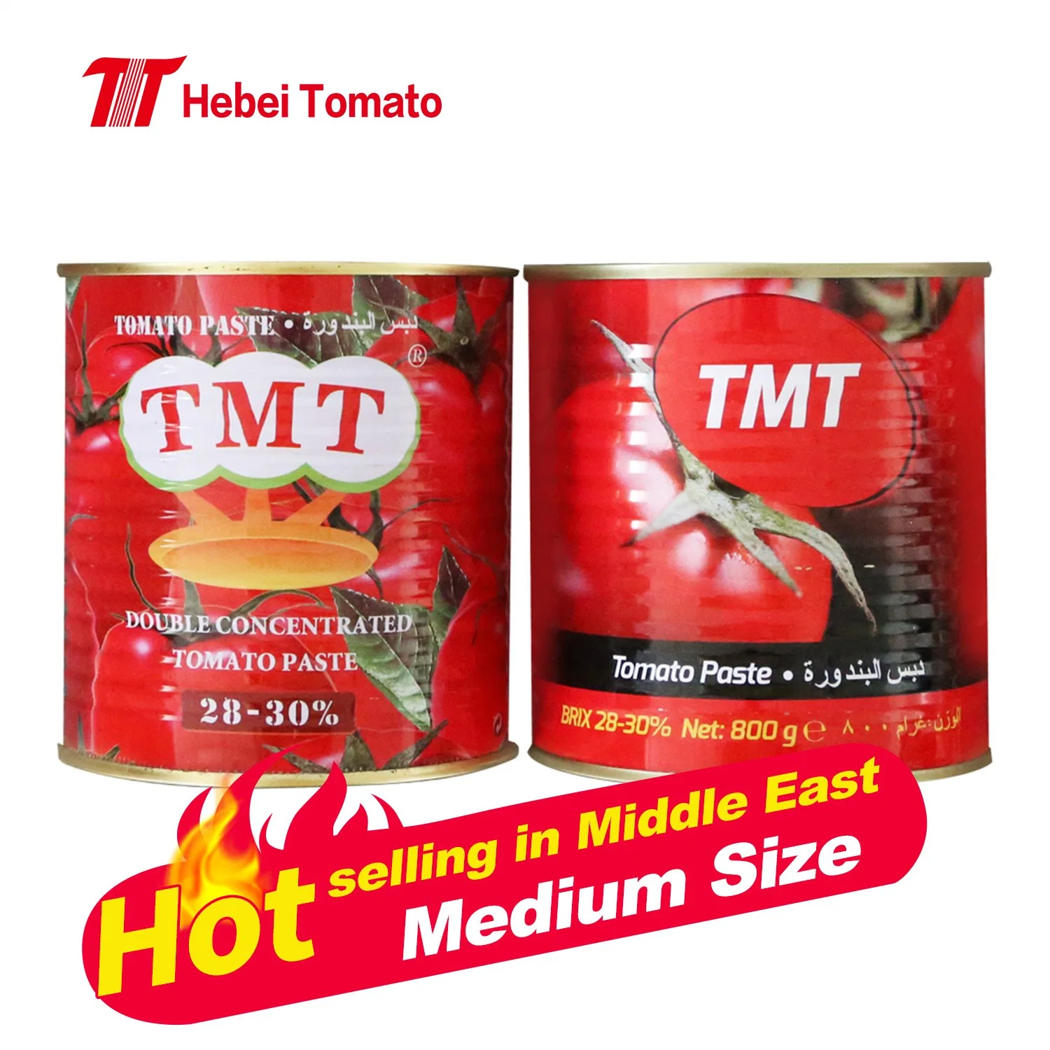 Competitive Price Double Concentrated Canned Tomato Paste with 28-30% Brix