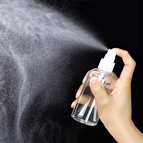 Atomizer Spray Bottle White Plastic Bottle with Pump Sprayer