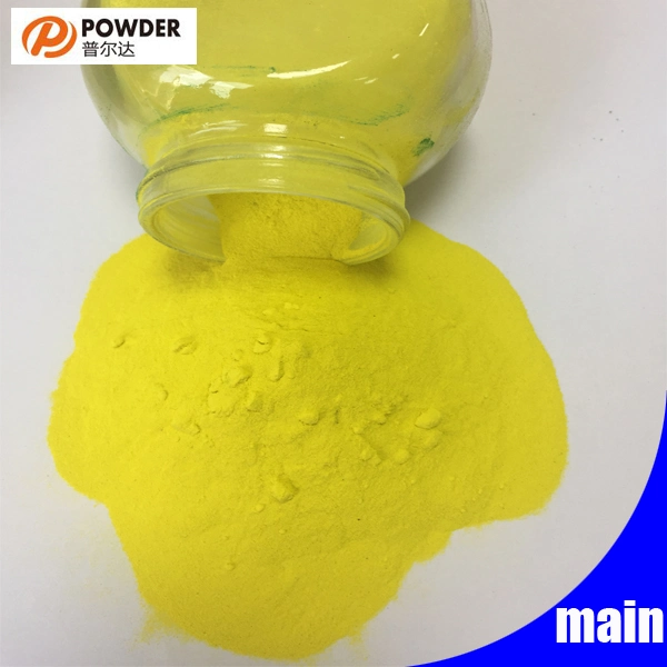 Electrostatic Thermosetting Zinc Yellow Ral 1018 Powder Coating