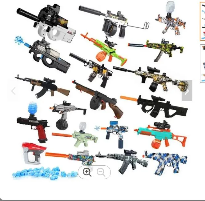 Multiple Styles and Colors Gel Blaster Guns Electric M416 Splatter Ball Water Gel Beads Toy Guns
