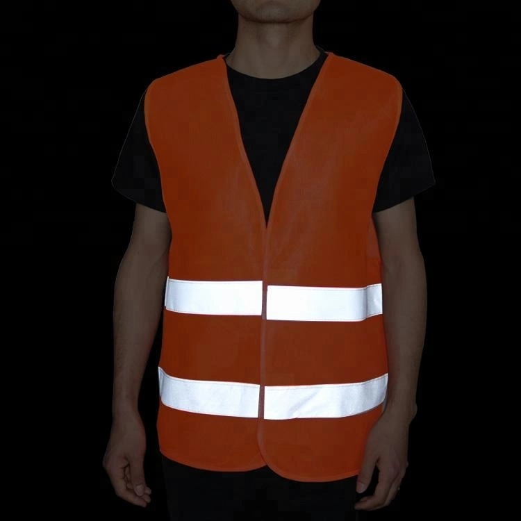 Construcción duradera Hola Viz Workwear rayas Advertencia Chaqueta reflectante para adultos