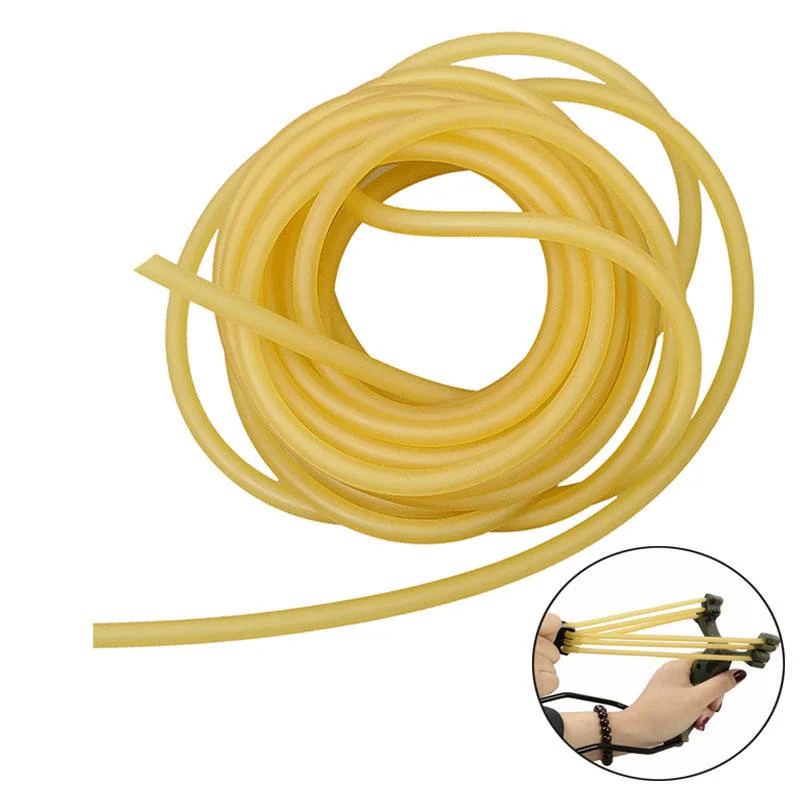 1m 3050 Natural Latex Rubber Tube Elastic Slingshots Catapults Tubing Band for Outdoor Shooting Bow Accessories