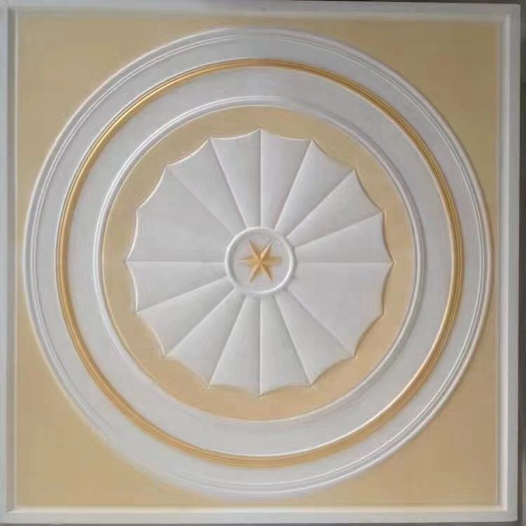 Hand-Painted Glass Fiber Reinforced Gypsum Ceiling / Grg Ceiling