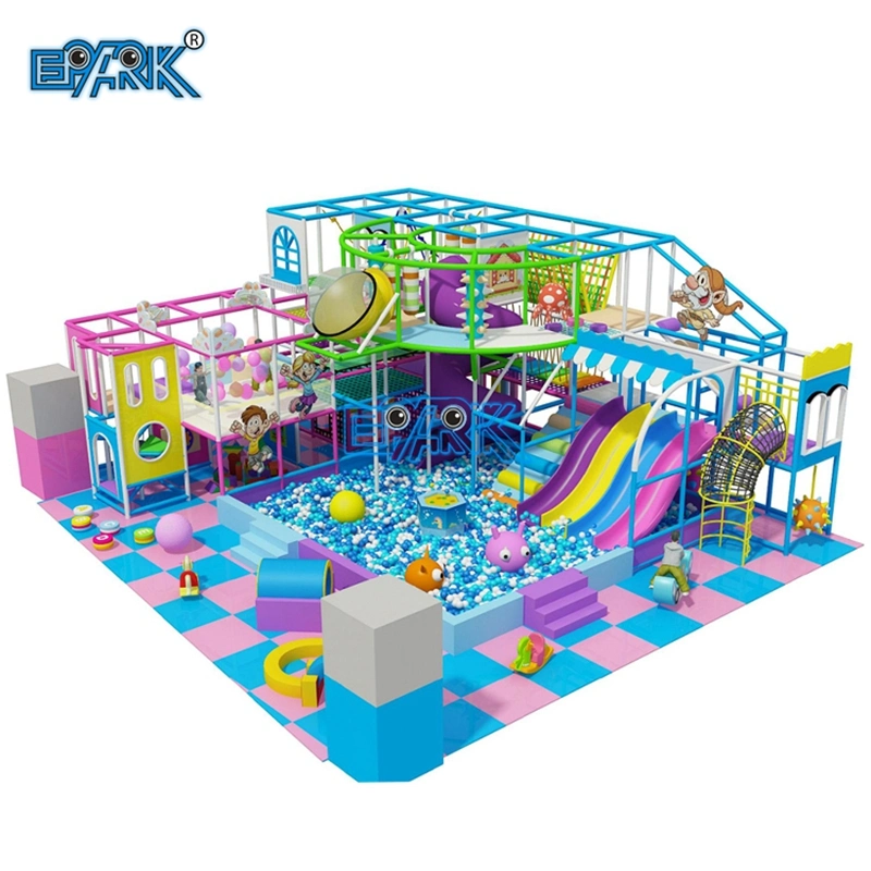 Kids Playground Indoor Tunnel Big Slide Ball Pool Soft Play Equipment