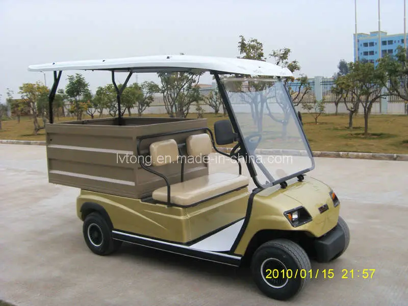 Electric Golf Cargo Truck Car 48V/3.7kw, CE, ISO 2 Seaters Electric Delivery Vehicle