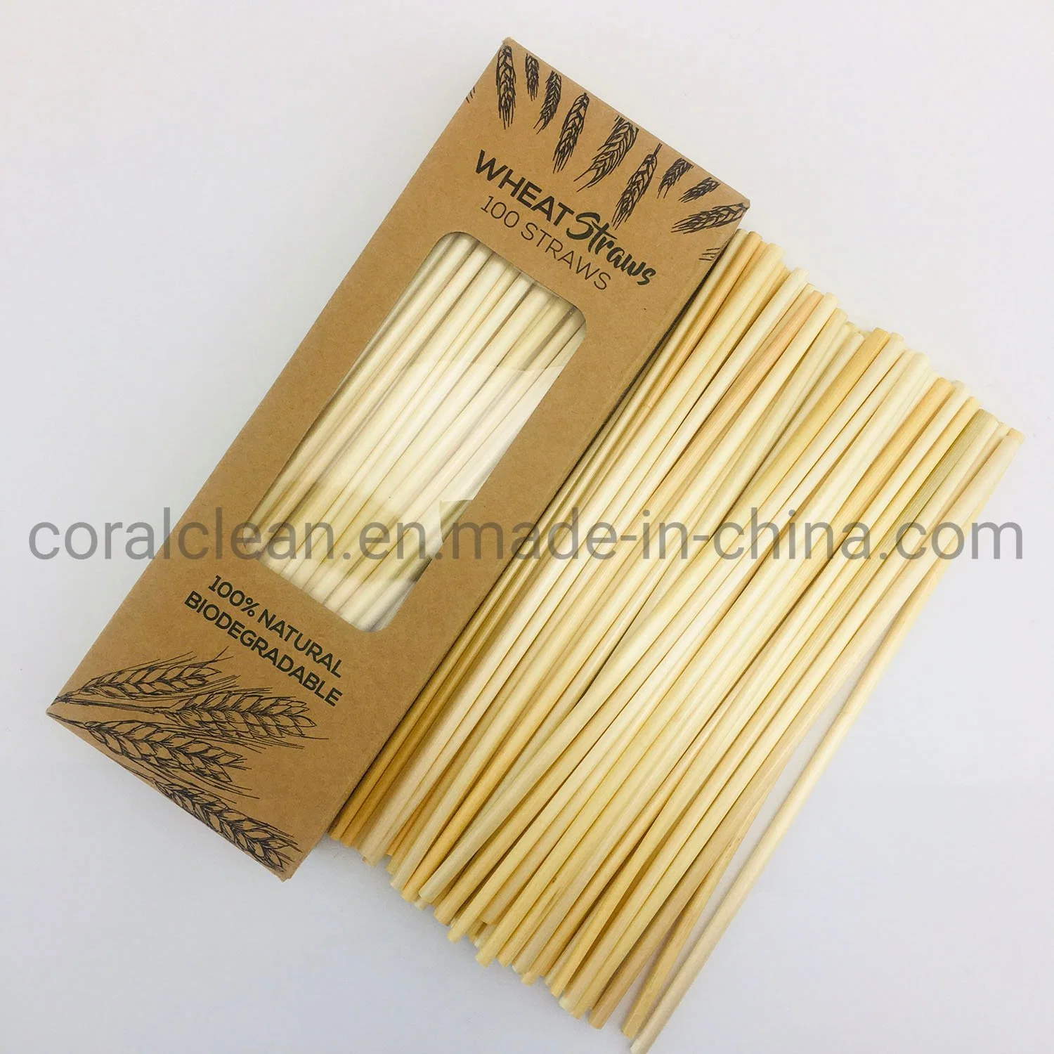 100% Biodegradable Hay Straws Natural Wheat Straws for Drinking