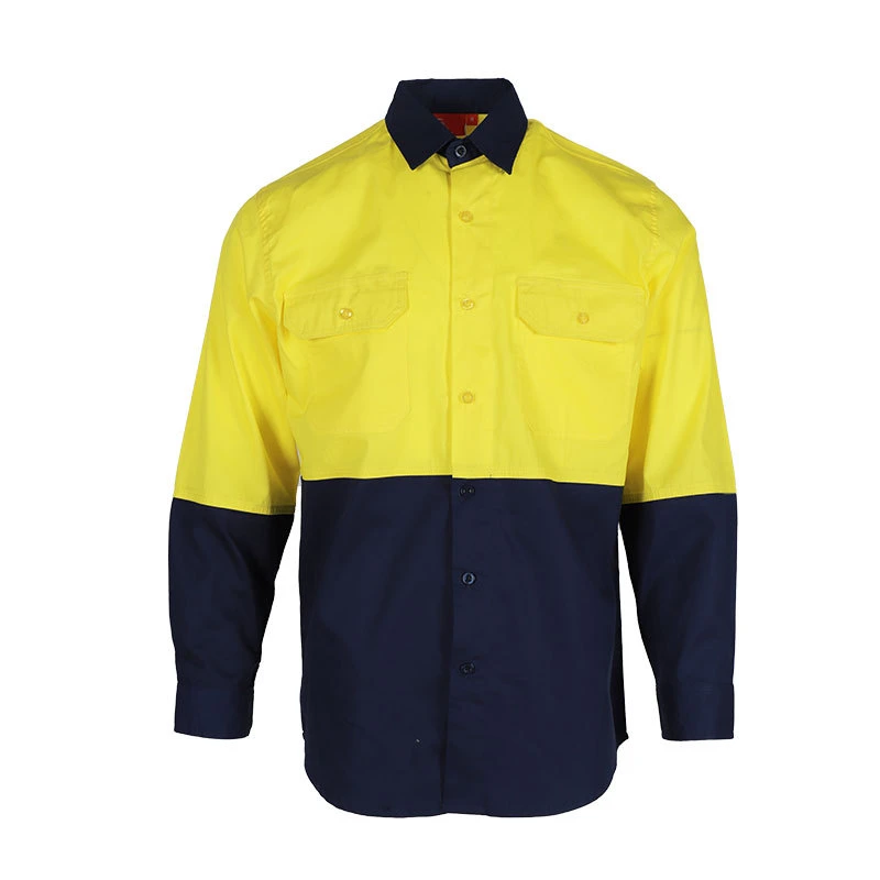 Custom Cotton Staff Gas Station Workwear Uniform Printing Work Wear Shirts Clothes Quality Men&rsquor; S Shirt Fashion