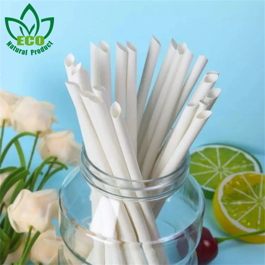 Wholesale/Supplier Disposable Boba Drinking Biodegradable Eco Friendly Bamboo Fiber Straw