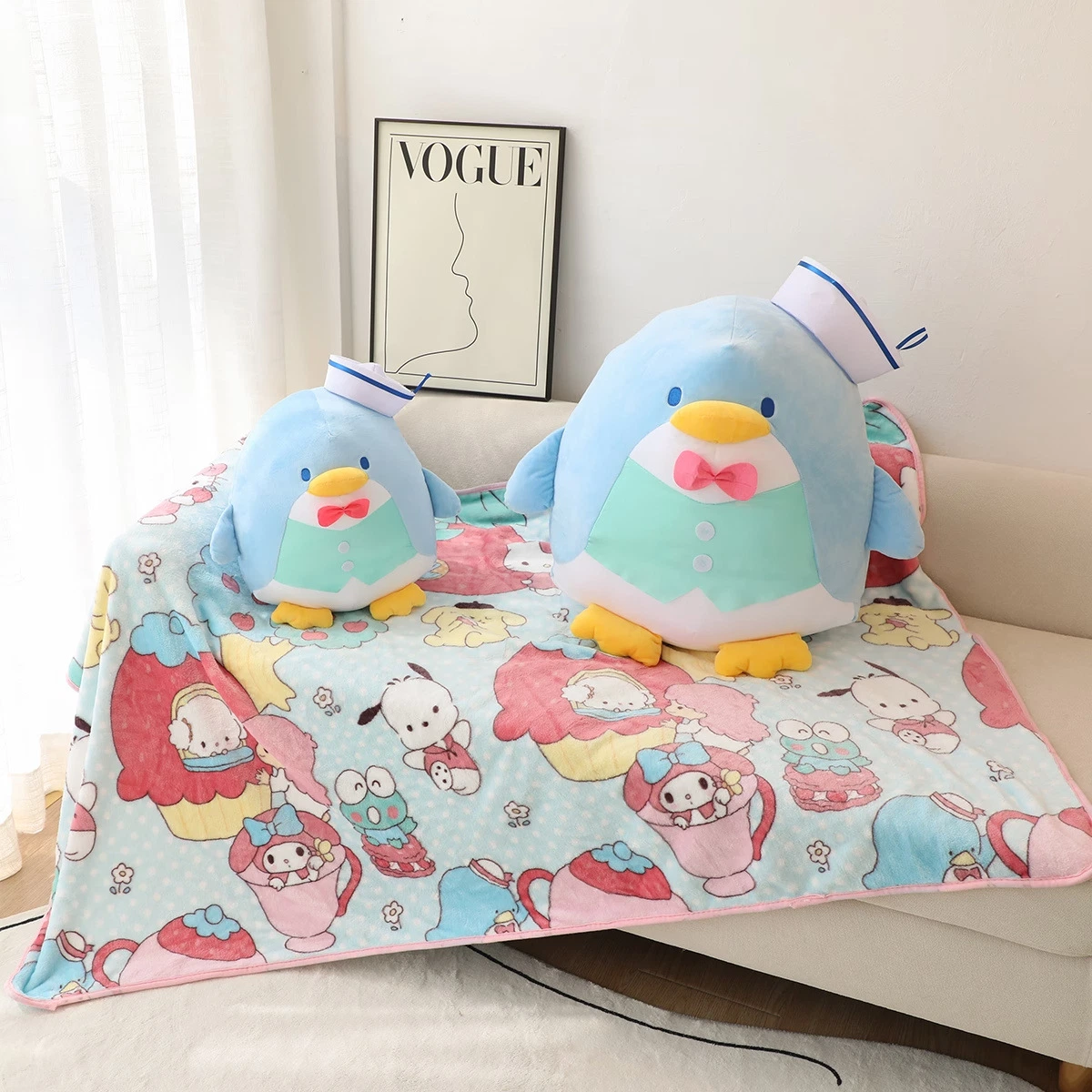 Cartoon Plushies Penguin Stuffed Animals Soft Plush Pillow Doll Toy Gift Decoration