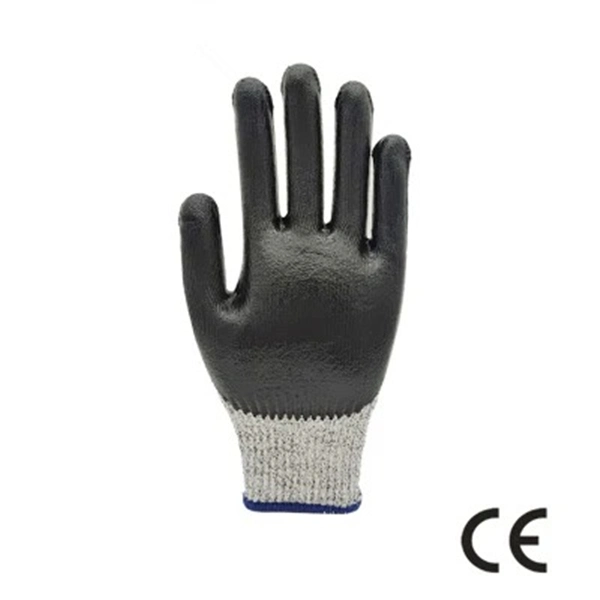 China Wholesale/Supplier 13G Hppe Anti Cut Resistance Nitrile Coated Safety Work Industrial Protective Gloves White CE Certificate