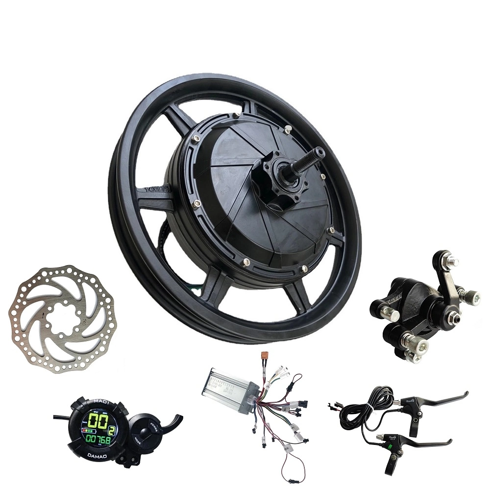 14 Inch 3000W Electric Hub Motor Coversion Kit for Electric Scooter Folding Bikes